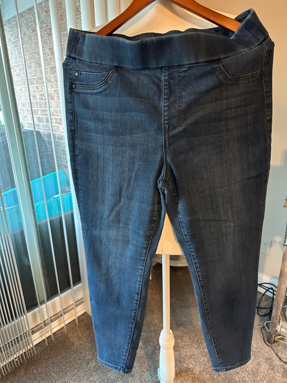 Liverpool Dark Indigo Jeggings for Women
